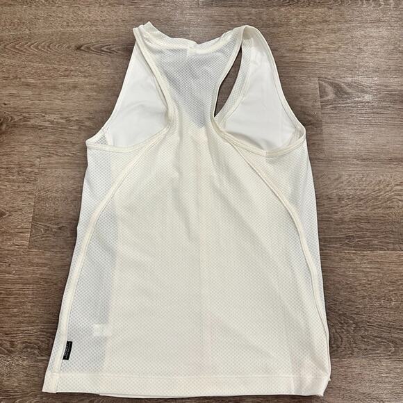 Athleta Legend Tank‎ Womens Small Cream White Racerback Athletic Allyson Fenix - Picture 6 of 7